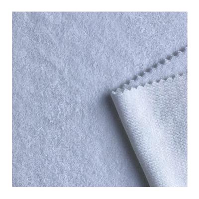 China Anti-bacteria Bamboo Polyester Single Warp Knitted Terry Fabric 260gsm For Baby Products Cloth for sale