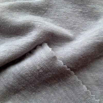 China Organic Cotton 55%Hemp/45%Orgaic Good Quality Hemp Cotton Jersey Strip Fabric for sale