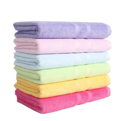 China Wholesale Hypoallergenic Soft Absorbent Bamboo Fiber Hotel Bath Towels for sale