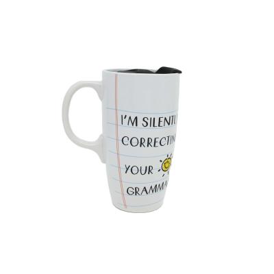 China Good Quality Viable Wholesale Customized New Convenience Travel Ceramic Mug for sale