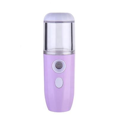 China Mini Handy Nano Ionic Electric Portable Water Fine Moisturizer Facial Mist Sprayer, Cool Face Care Skin Moisturizing Mist Facial Steamer for sale