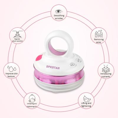 China Portable Home Use Face Lift Photon Beauty Devices Exfoliating Facial Ultrasonic EMS RF Face Lifting Skin Rejuvenation Device for sale