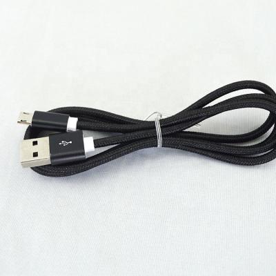 China Android Cell Phones Manufacture Nylon Braided Bilateral Reversible USB Cable 3ft Micro USB Cable For Mobile Phone Charging Home Travel Office for sale