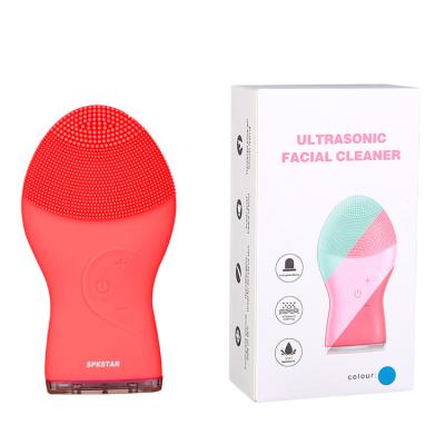 China Hot Selling High Quality DEEP CLEANING Silicon Silicon Rechargeable Waterproof Facial Electric Facial Cleanser Pore Clean Brush for sale