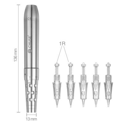 China CHUSE New Style C18 Permanent Classic Tattoo Pen Lowest Noise PMU Machine With Micro Needles for sale