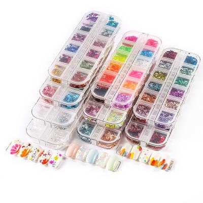 China Nail Sticker 30 Sets Stickers Nail Art Decal Decoration Design Gold Butterfly Nail Stickers Glitter Nail Sticker Tip Colorful for sale