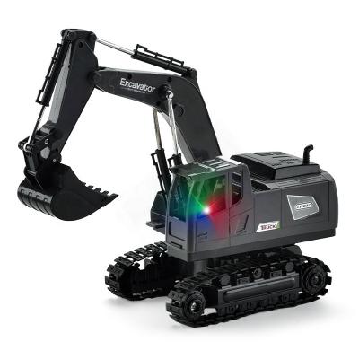 China RC Hobby ZILLE 1:20 5 Channel Crawler Remote Control Excavator With Sound And Lights Auto Performance With Rechargeable Battery Toys for sale