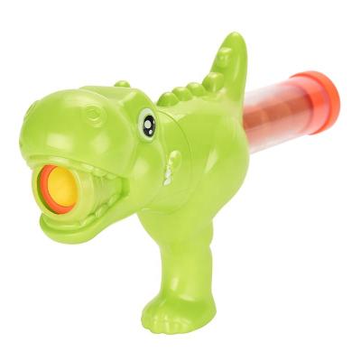 China Good Quality Plastic Dinosaur ZILLE Pneumatic Soft Bullet Gun With 8 EVA Soft Bullet Balls Pump For Shooting Funny Gun Shooting Toys for sale