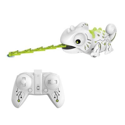 China RC Model Funny 2.4G RC Chameleon Toys Color Changing Remote Control Animal with LED Flash Lights for sale