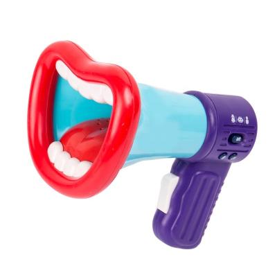 China Multifunction ZILLE Voice Switch Funny Plastic Speaker Children's Recording Horn Toys Fun Megaphone Toys For Children for sale