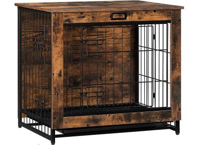 China Dog Cage,Dog Crate Furniture, Wooden Pet Furniture with Pull-Out Tray, Home and Indoor Use for sale