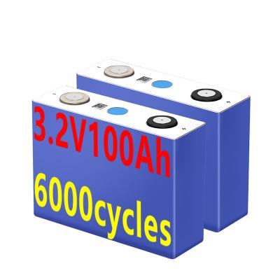 China LFP Customize Prismatic 3.2V100Ah Lithium Iron Phosphate Battery For High Cycle Times for sale