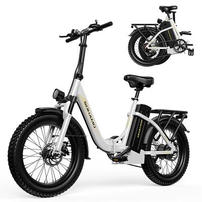 China Electric Bicycle 750W 20Ah Lithium Battery Electric Bike Aluminum Alloy Fat Tire Brushless Hub Motor Electric Bike for sale