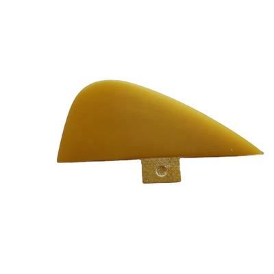 China Lemon Stable Color Tail Fin Fiberglass Tail Fin Surfboard Center Fin Surfboard Fins for sale