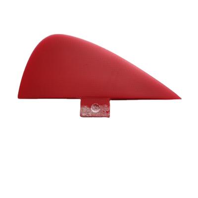 China Red Color Small Stable Solid Fiberglass Tail Fin Surf Kneeling Fin Surfboard Fins for sale