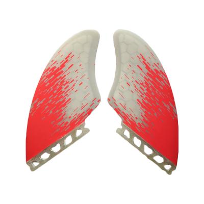 China Stable fiberglass with honeycomb surfboard fins big size keel fin sets with future base for sale