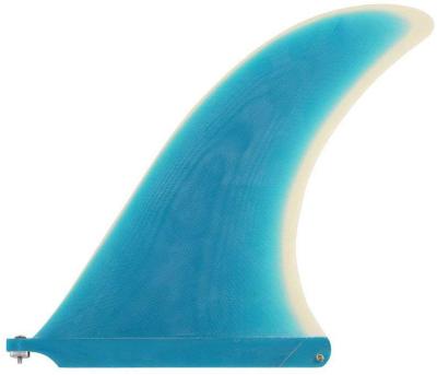 China 10.25inch Longboard Stable Blue Single Fin Center Fin for Surfboard and SUP Longboard for sale