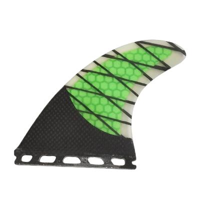 China Future Stable Box Fins With Fiberglass Honey Comb Carbon Material Half For Surfing G3 G5 G7 Size Surfing Fins for sale