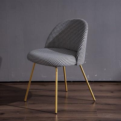 China Modern luxury dining chair luxury modern dining furniture and tables stools metal high chair restaurant industrial table and chairs for sale