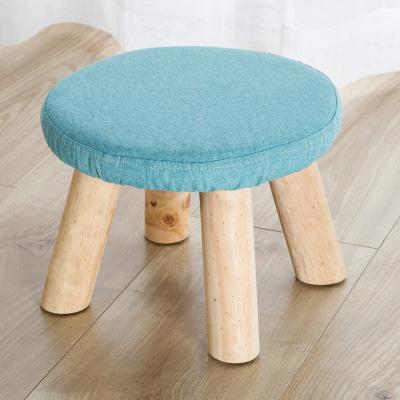 China Fashion Cartoon Creative Cartoon Bench Baby Chair Stool Sofa Round Small Solid Wood Household Stool Round Low Stool Cute Small Stool Household Solid Wood Cute Children Low Stool Small for sale