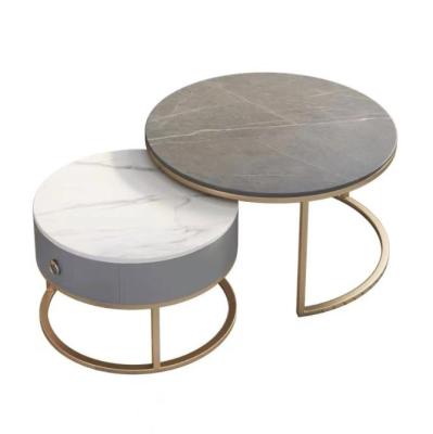 China Wholesale Cheap Modern Design Metal Frame Coffee Table Living Room Furniture MDF Top Coffee Side Table Sets Modern Design Metal Frame Cheap Coffee Table for sale