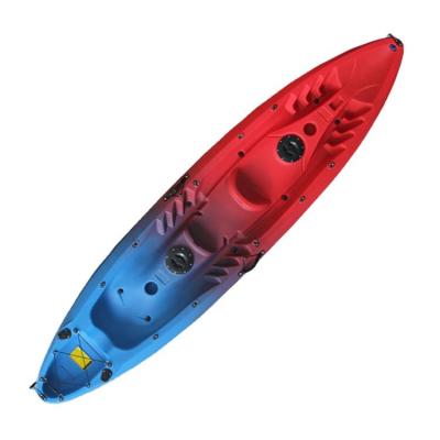 China Factory Supply 380cm Kayak 2-3 Person Durable Fishing Canoe / Kayak With Paddle And Set for sale