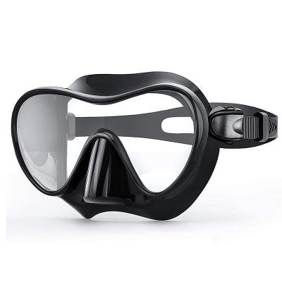 China Wide View 180 Cheap Price Scuba Diving Masks Frameless Snorkeling Freediving Mask Similar As Cressi For Kids Adults for sale