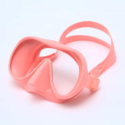 China Wholesale Price 180 Frame Scuba Diving Equipment Wide Frameless Scuba Diving Equipment Anti Fogging Mask With Top Grade Silicone Strap for sale