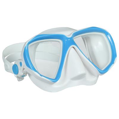 China 180 Younger Sight Manufacturer Kids Half Face Lens Tempered Glass Professional Wide Scuba Diving Equipment Snorkeling Underwater Diving Mask for sale