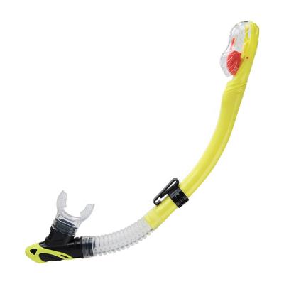 China New Design Silicone Mouthpiece Breathing Clasp Scuba Tube Free Folding Portable Scuba Full Breath Air Intake Dive Tube for sale