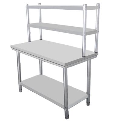 China Commercial kitchen kitchen work table stainless steel table for industrial kitchen equipment for sale