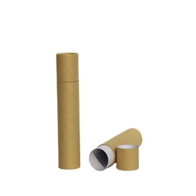 China Custom Biodegradable Packaging Paper Tube Boxes Recycled Cardboard Paper Tubes Round Containers Cylinder Cosmetic Packaging Tube Box for sale