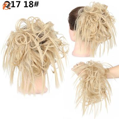 China Messy Yaki Q17 Wigs Headwear Accessories Hair Wig Elastic Rubber Bun for sale