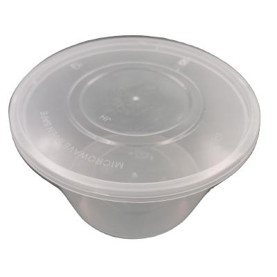 China 100 Eco Friendly Biodegradable Food Packaging Cup Bowl Salad Bowl With Lid PLA PE Around Kraft Paper Gsm Disposable Brown Liner for sale