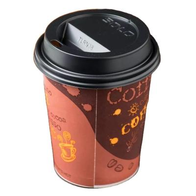 China Eco - Friendly Ripple Wallpaper Cups For Coffee , Disposable Paper Cup for sale