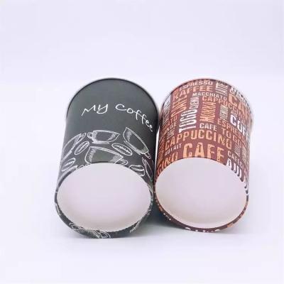 China Custom Made Eco-friendly PLA 8oz Disposable Biodegradable Sustainable Paper Coffee Cups With Lid for sale