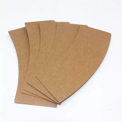 China Disposable 250 gsm single side pe coated single style paper cup fan for hot coffee drink for sale