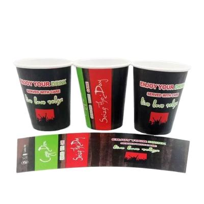 China Disposable Lamination Paper Cup Fan 12oz For Making Printed Coffee Cup for sale