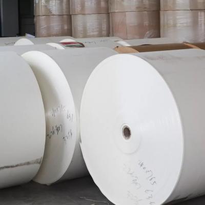 China Disposable cupstock for food grade PE coated paper paper cup roll laminated fan for sale