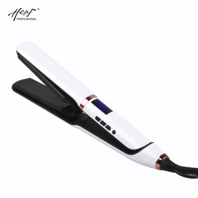 China Adjustable Top Quality Professional Hair Straightener Herf Settings Heat Flat Iron for sale