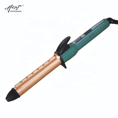 China Hotel Herf Professional Wholesale Ceramic Coating Hair Curler LCD Display Electric Hair Curler for sale