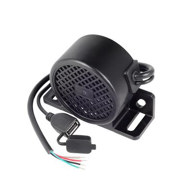 China For 24v Commercial Vehicles Programmable Vehicle Message USB Speaker With Mute Cable For Handbrake/Door/Tailgate for sale