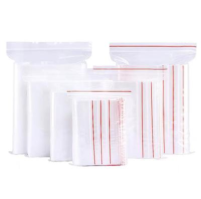 China Recyclable Food Grade Pe Zip Seal Ziplock Bag for sale