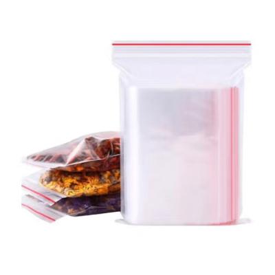 China Recyclable Food Grade Pe Zip Seal Ziplock Bag for sale