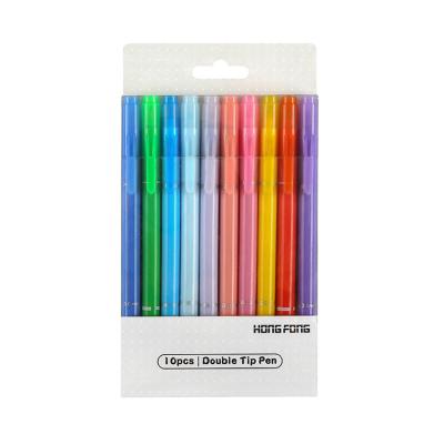 China + 3 Years Double Ink Tip Kids Custom Washable Multi Color Kids Art Marker Set for sale