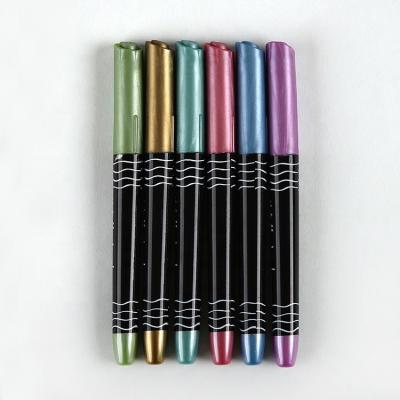 China + 3 Years OEM Factory Washable Marker Pen Stained Glass Colored Metallic Metallic Ink Wine for sale