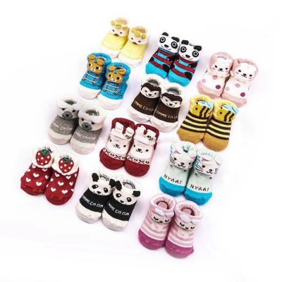 China Anti Slip Baby 3d Cotton Socks Gift Sets Summer Sock Baby Socks Antibacterial Infant Newborn Infant Toddler Socks for sale