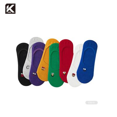 China KT1- C005 Sustainable Invisible Boat Sock No Show Cotton Socks Loafer Sock for sale