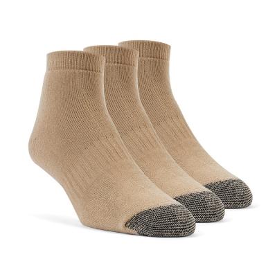 China Sustainable KTP-0002 Men's Ankle Socks Brown for sale