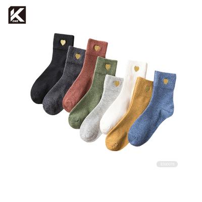 China KT1- E297 Viable Socks Women Cotton Crew Socks For Korean Cute Women's Soft Women's Socks for sale